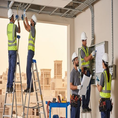 مؤسسة سباكة وكهرباء بالجبيل